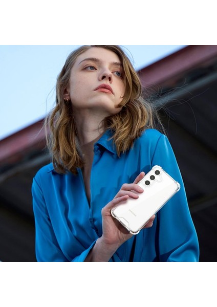 Samsung Galaxy S24 Plus Uyumlu Darbe Önleyici Sararmaya Dayanıklı Airbag Korumalı Ultra Slim Tpu Şeffaf Silikon Kılıf indirimleri