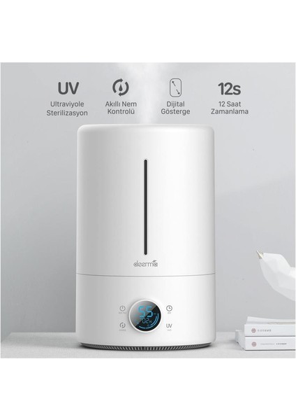 Deerma Ultraviyole Ultrasonic Soğuk Buhar Makinesi F628S