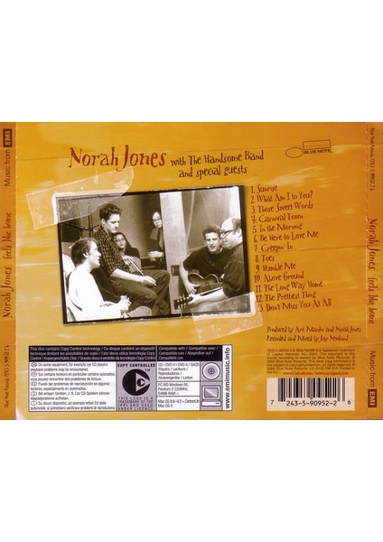 Dikkat CD Norah Jones – Feels Like Home