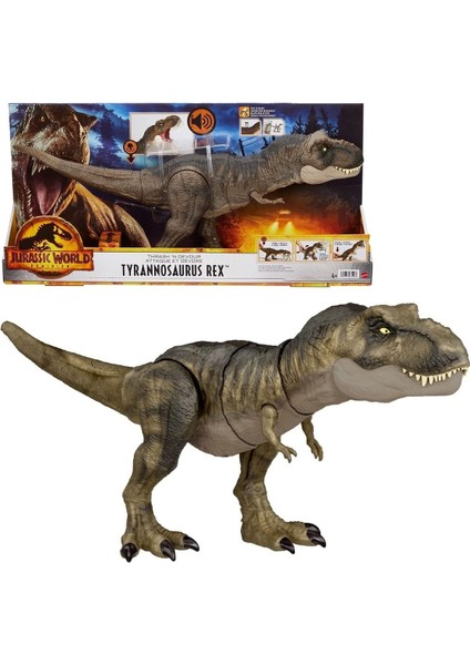 Elite 53 cm Sesli Dev Dinozor Figürü T-Rex Oyuncak Hayvan Figür 1 Adet