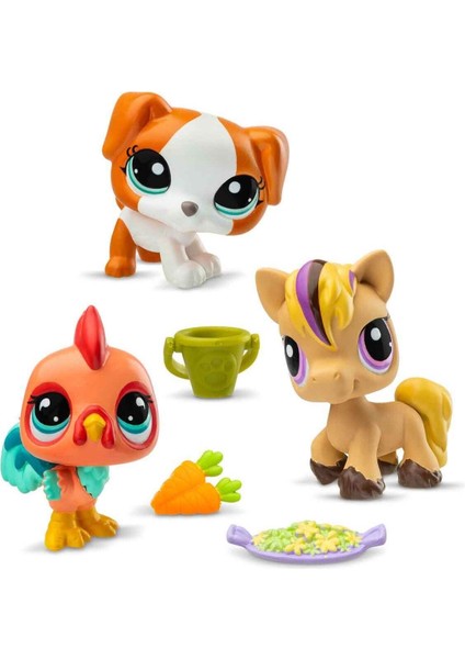 Elite Littlest Pet Shop Minişler 3’lü Figür Seti S3 163-165 1 Adet