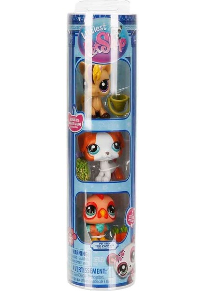 Elite Littlest Pet Shop Minişler 3’lü Figür Seti S3 163-165 1 Adet fırsatları