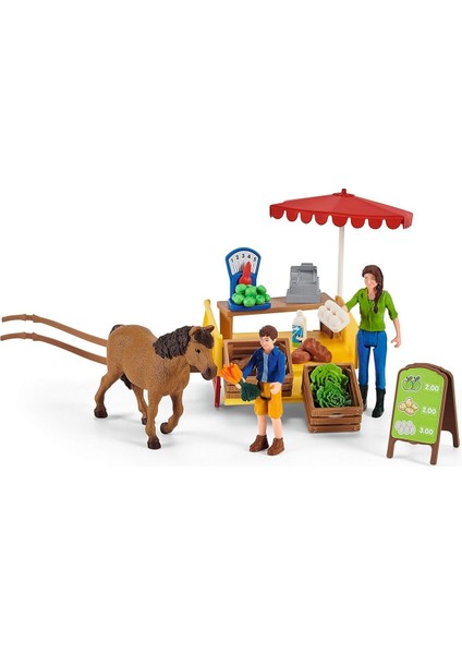 Elite 42528 Farm World Gezici Pazar Standı, Çok Renkli 1 Adet modelleri