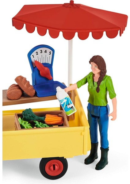 Elite 42528 Farm World Gezici Pazar Standı, Çok Renkli 1 Adet indirimleri
