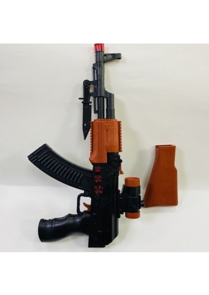 Elite Pilli Sesli Işıklı Tüfek Ak-47 Oyuncak 1 Adet fiyatları