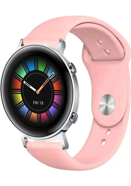 Huawei Watch Gt2 42MM Akıllı Saat Uyumlu Spor Silikon Kordon