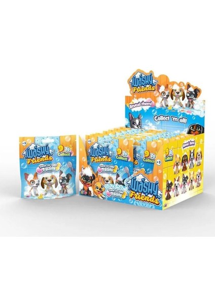 Elite Washy Friends - Sevimli Köpek Figürleri - Yıka Rengi Değişsin 1 Adet modelleri