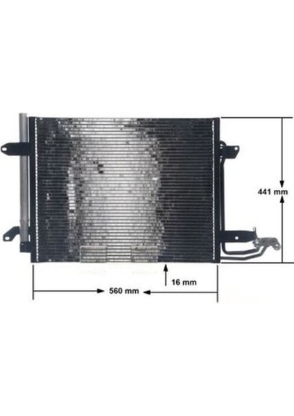 Mahle AC325000S -Knecht-Behr AC325000S A C-Kondansatör Vw Caddy Iıı Touran 1T0820411E