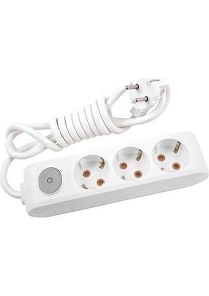 Viko Multi-Let Kablolu Grup Priz 3 Lü 2 Metre