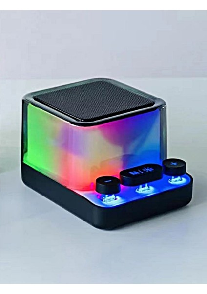 LG436 Şarjlı Taşınabilir Rgb Bluetooth Hoparlör Çok Modlu Işık Efektli