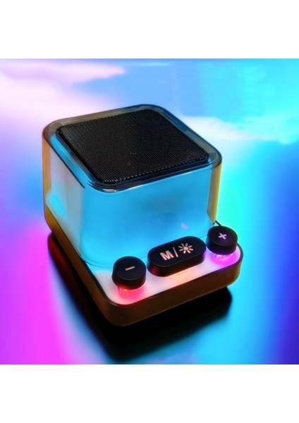 LG436 Şarjlı Taşınabilir Rgb Bluetooth Hoparlör Çok Modlu Işık Efektli