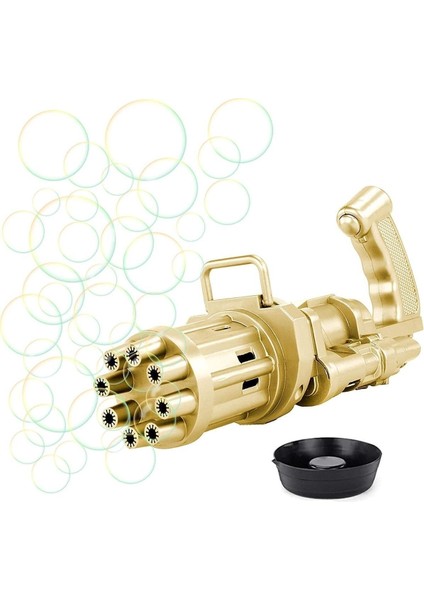Elite Bubble Gun - Pilli Köpük Tabancası - Sarı - Üflemeli Baloncuk Hediye 1 Adet