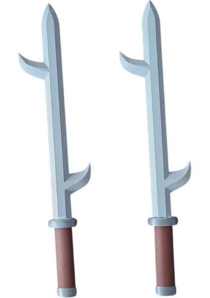 Elite 2 Adet Buntan Kurosuki Boruto Kiba Sword Kılıç Anime Figür Naruto 23 cm 1 Adet