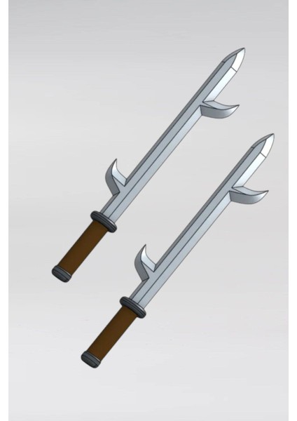 Elite 2 Adet Buntan Kurosuki Boruto Kiba Sword Kılıç Anime Figür Naruto 23 cm 1 Adet