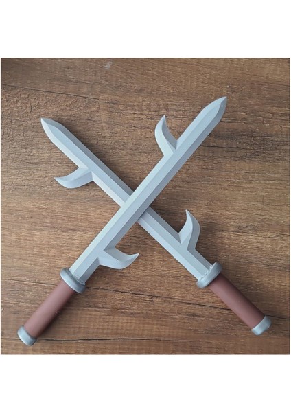 Elite 2 Adet Buntan Kurosuki Boruto Kiba Sword Kılıç Anime Figür Naruto 23 cm 1 Adet