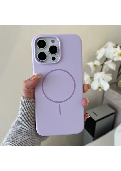 Apple Iphone Uyumlu Magsafe Lansman Kir Tutmaz Silinebilir Içi Kadife Telefon Kılıfı Kablosuz Şarj Özellikli 16 Pro Max / 16 Pro / 16 / 15 Pro Max / 15 Pro / 15 / 14 Pro Max / 14 Pro / 14 / 13 / 11