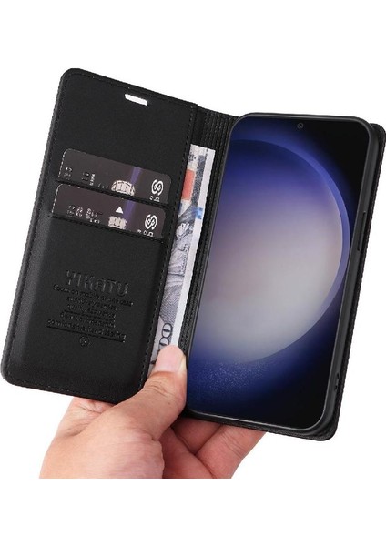 Kart Yuvaları Güçlü Manyetik ve Stand Ile Samsung Galaxy S25 Için Flip Case (Yurt Dışından) fiyatları