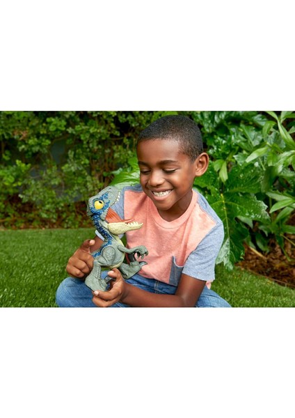 Elite Mega Roar Blue Velociraptor Dinosaur Toy With Sound Jurassic World Sesli Dinozor 1 Adet