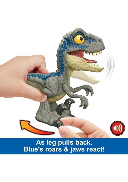 Elite Mega Roar Blue Velociraptor Dinosaur Toy With Sound Jurassic World Sesli Dinozor 1 Adet