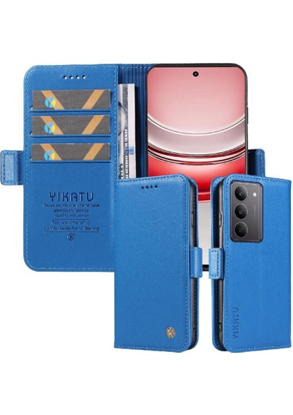 Realme C75 4g Hafif ve Luxe Premium Faux Deri Için Flip Case (Yurt Dışından)