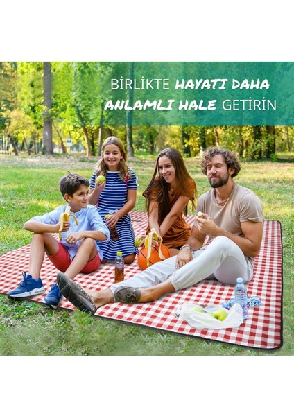 Elite Deniz Malzemeleri Plaj Hasırı ve Matı, Kum Yapışmaz, 150-200 Cm, Kırmızı Beyaz 1 Adet