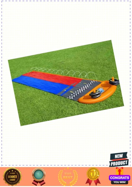 Elite Iki Kişilik Su Kaydırağı 488CM 52391 5 Litre Kız Erkek Çocuk Oyuncakları Eğitici Oyuncaklar 1 Adet