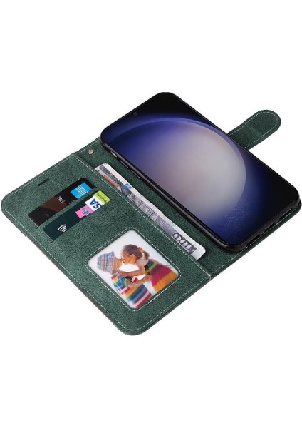 Samsung Galaxy S25 Benzersiz Patchwork Renk Pu Deri Yüksek Için Flip Case (Yurt Dışından) indirimleri