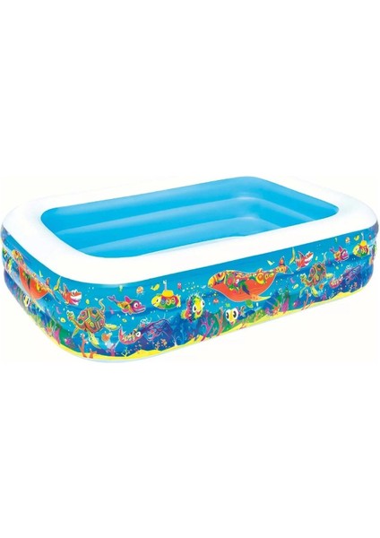 Elite Mavi 229 x 152 x 56 cm Aile Boyu Mavi Renk Iki Boğumlu Şişme Havuz 3+ Yaş 1 Adet fiyatları