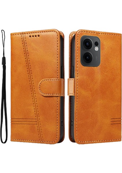 Oppo Reno 13F Baskılı Pu Deri Cüzdan Telefon Kılıfı Için Filp Durumda Kart Ile (Yurt Dışından) fiyatları