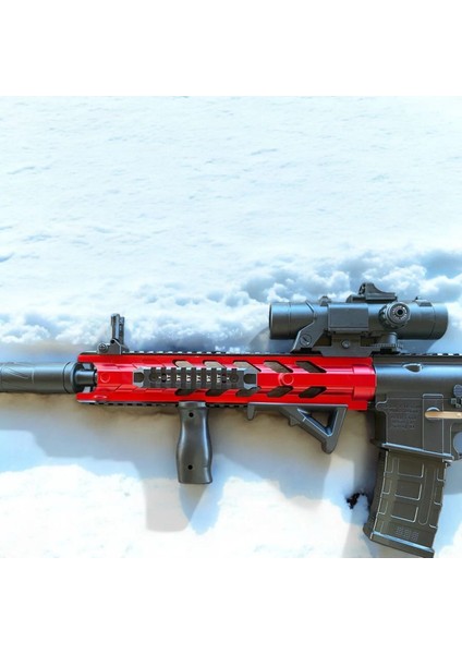 Elite M416 Gel Blaster Uzun Menzilli Jel Tabancası Kırmızı 1 Adet