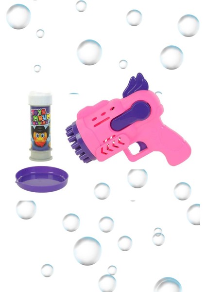 Elite Bubble Gun 29 Baloncuk Delikli Pili ve Işıklı Köpük Atan Oyuncak Köpük Tabancası 1 Adet