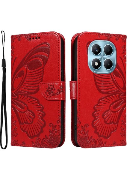 Xiaomi Redmi Not Için Flip Case 14 Pro 4g Kabartmalı Kelebek Ayrılabilir (Yurt Dışından)