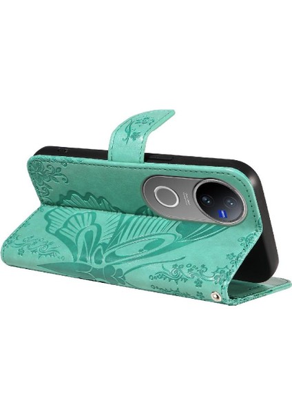 Vıvo V50 5g Kabartmalı Kelebek Ayrılabilir El Kayışı Ile Flip Case (Yurt Dışından) fırsatları