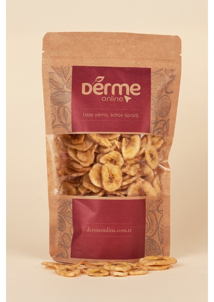 Muz Kurusu Dilimli-Güneşte Kurutulmuş Dilim Muz 100 gr