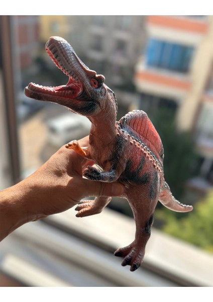 Elite Spinosaurus Gerçekçi Oyuncak Sesli 40 cm Boy Soft Yumuşak Et Malzeme Dinazor 1 Adet