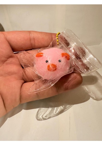 Elite Anahtarlık Çanta Süsü Squishy Yumuşak Hayvan Figürlü Sukuşi 1 Adet