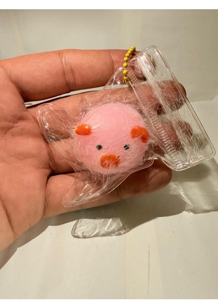 Elite Anahtarlık Çanta Süsü Squishy Yumuşak Hayvan Figürlü Sukuşi 1 Adet