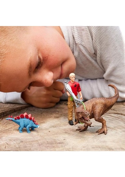 Elite Schleich 41465 Tyrannosaurus Saldırısı Oyuncak Figürü, Çok Renkli 1 Adet