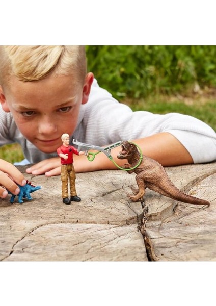 Elite Schleich 41465 Tyrannosaurus Saldırısı Oyuncak Figürü, Çok Renkli 1 Adet