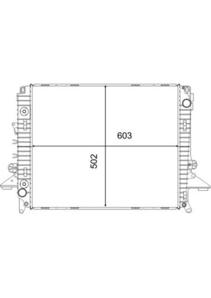 Mahle CR2577000S -Knecht-Behr CR2577000S Motor Su Radyatörü 276DT R.r Sport Discovery 3 L319 04 09 Discovery 4 L319 09 18 LR021778