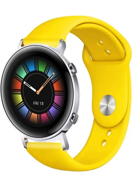 Huawei Watch Gt2 42MM Akıllı Saat Uyumlu Spor Silikon Kordon