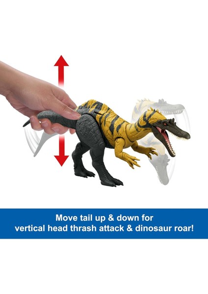 Elite Jurassic World Dinosaur Toys With Roar Sound & Attack Action Ceratosuchops Hayvan Figür 1 Adet