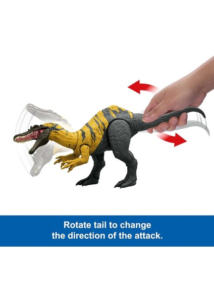 Elite Jurassic World Dinosaur Toys With Roar Sound & Attack Action Ceratosuchops Hayvan Figür 1 Adet