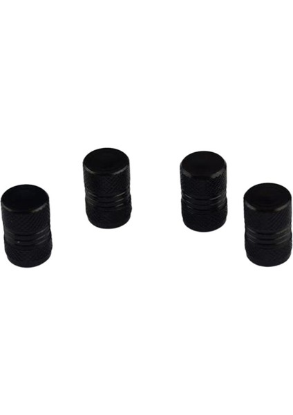 Premium Araç Sibop Kapakları: 4'lü Set, Mükemmel Uyumluluk Siyah