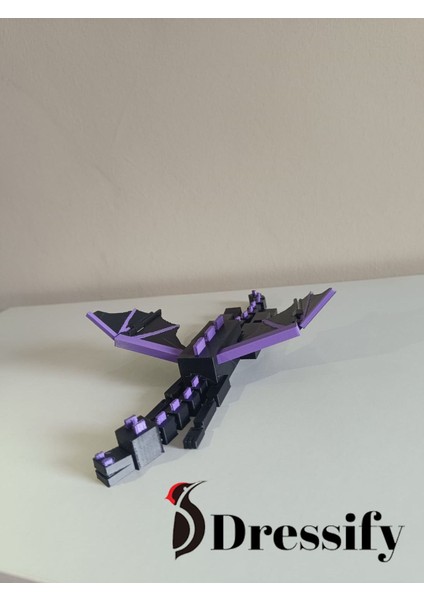 Elite Minecraft Temalı Ender Ejderha Dragon Figürü 1 Adet