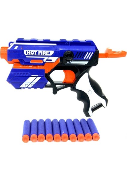 Elite Hot Fire Stil Sünger Mermi Fırlatan Nişancı Silah 6363 1 Adet