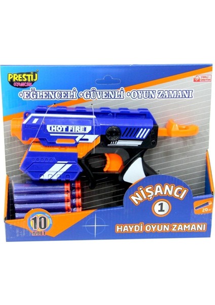 Elite Hot Fire Stil Sünger Mermi Fırlatan Nişancı Silah 6363 1 Adet
