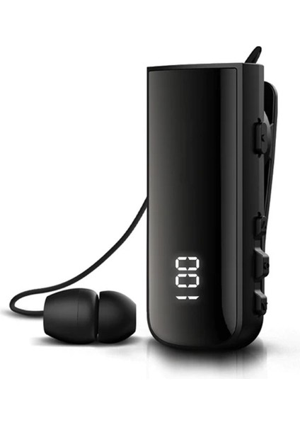 Android & Ios Uyumlu Makaralı Titreşimli Bluetooth Kulaklık Rüzgar Kesici Dijital Kulaklık 30 Saat