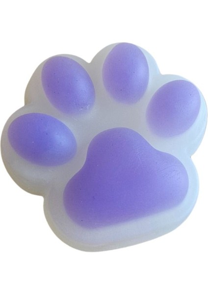 Elite Kedi Patisi Mor Pufipufi Taba Squishy Stress Oyuncağı Sukuşi 1 Adet