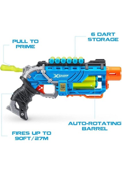 Elite Zuru X-Shot Sünger Tabancası 4860 Dino Striker Dino Attack 16 Mermi 8 1 Adet fiyatları
